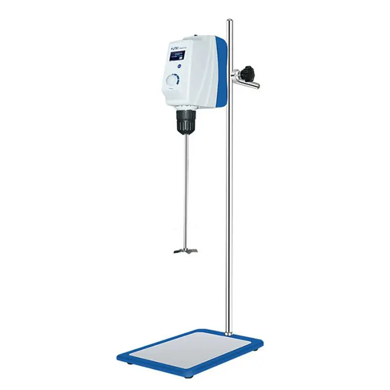 digital display overhead stirrer with 150mm dissolving impeller and 350mm rod 1