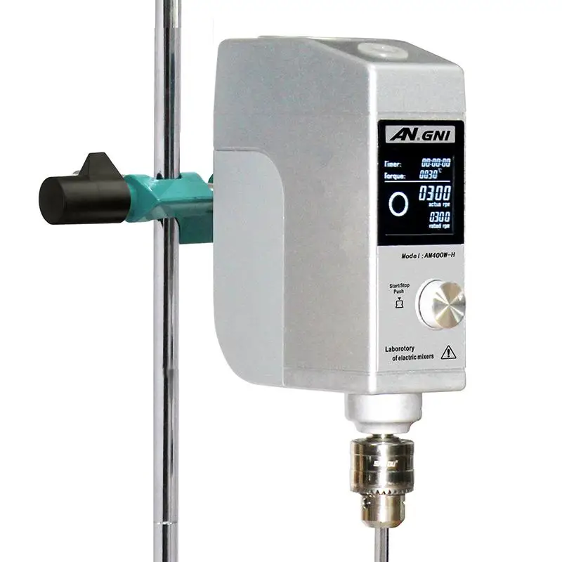 laboratory electric stirrer four blades spiral impeller 50l mixing capacity 1